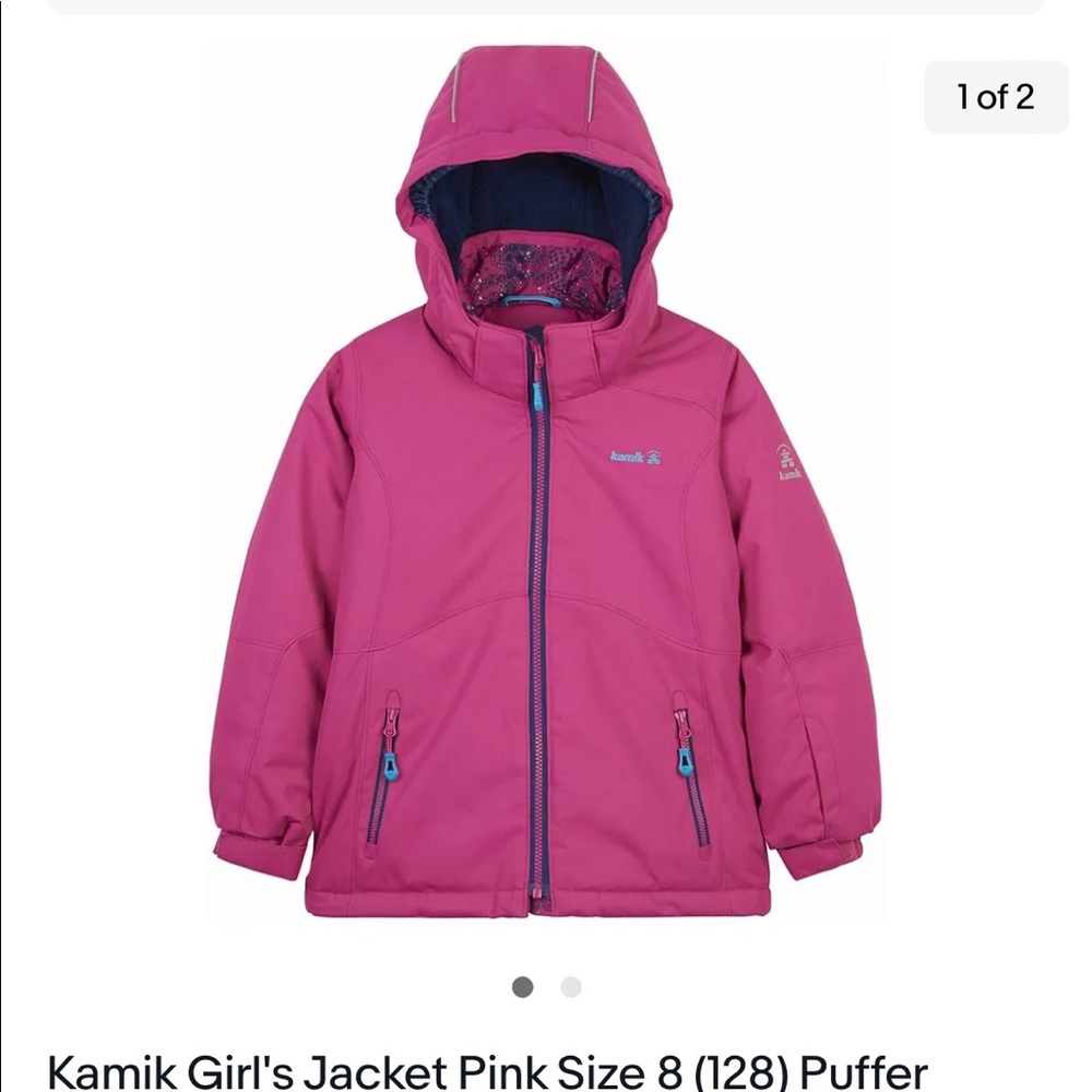Kamik Girls ski jacket, size 8